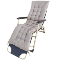 Sezlong pliabil de gradina cu perna groasa, structura metalica, 178x60x82 cm, gri Sezlong pliabil de gradina cu perna groasa, structura metalica, 178x60x82 cm, gri