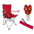 Scaun pliabil camping sau pescuit Sersimo, suport pahar, rosu [5]