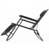 Sezlong pliabil SERSIMO, Relax Zero Gravity, 80x60x153cm, Negru [4]