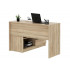 Birou colt Delta 120x50x75 cm cu comoda 100x42x72 cm, 2 sertare, montaj stanga/dreapta, sonoma [4]