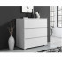 Comoda cu 3 sertare NEO 80, 80x40x80 cm, finisaj alb mat [2]