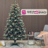 Brad artificial Sersimo, Alexima Elite, verde nins cu merisoare, mix 2D+3D, 230 cm [9]