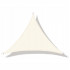 Prelata solara triunghiulara 400x400x400 cm, impermeabila, protectie UV, poliester 180g/mp, bej [4]