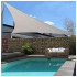 Prelata solara triunghiulara 400x400x400 cm, impermeabila, protectie UV, poliester 180g/mp, gri [7]
