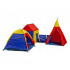 Set corturi de joaca 5 in 1 cu tunele si casuta, pliabil, pentru interior si exterior, multicolor [2]