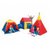 Set corturi de joaca 5 in 1 cu tunele si casuta, pliabil, pentru interior si exterior, multicolor [3]