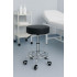 Scaun rotativ ergonomic pentru salon sau cabinet, reglabil pe inaltime 51-65 cm, sezut 34 cm din piele ecologica, maxim 114 kg, negru [2]