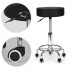 Scaun rotativ ergonomic pentru salon sau cabinet, reglabil pe inaltime 51-65 cm, sezut 34 cm din piele ecologica, maxim 114 kg, negru [8]
