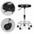 Scaun rotativ ergonomic pentru salon sau cabinet, reglabil pe inaltime 47-62 cm, sezut 34 cm din piele ecologica, maxim 114 kg, negru [3]