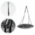 Leagan gradina tip cuib, diametru 100 cm, reglabil pe inaltime, maxim 150 kg, gri [3]