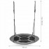Leagan gradina tip cuib, diametru 100 cm, reglabil pe inaltime, maxim 150 kg, gri [4]