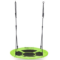 Leagan gradina tip cuib, diametru 100 cm, reglabil pe inaltime, maxim 150 kg, verde