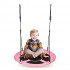 Leagan gradina tip cuib, diametru 100 cm, reglabil pe inaltime, maxim 150 kg, roz [5]