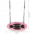 Leagan gradina tip cuib, diametru 100 cm, reglabil pe inaltime, maxim 150 kg, roz [6]