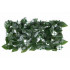 Gard artificial decorativ 50x300 cm, frunze ornamentale, protectie UV si intemperii, plastic PVC, verde inchis [3]