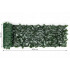 Gard artificial decorativ 50x300 cm, frunze ornamentale, protectie UV si intemperii, plastic PVC, verde inchis [5]