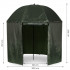 Umbrela pescuit 200x220 cm, inchidere completa cu perete detasabil, reglabil, otel si Oxford impermeabil, verde [14]
