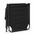 Sezlong pliabil 193x67x79 cm, spatar reglabil 4 pozitii, cadru otel si material Oxford, negru [6]