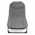 Pat camping pliabil tip sezlong, cu tetiera reglabila si buzunar lateral, maxim 120 kg, 65x200x88 cm, gri [7]