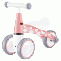 Mini bicicleta fara pedale, triciclu copii cu roti EVA, 50x22x39 cm, roz Mini bicicleta fara pedale, triciclu copii cu roti EVA, 50x22x39 cm, roz
