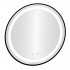 Oglinda baie LED rotunda cu functie anti-aburire, iluminare reglabila cu control tactil, 60 cm, negru [6]