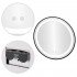 Oglinda baie LED rotunda cu functie anti-aburire, iluminare reglabila cu control tactil, 60 cm, negru [7]