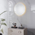 Oglinda baie LED rotunda cu functie anti-aburire, iluminare perimetrala reglabila cu control tactil, 60 cm [4]