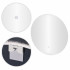 Oglinda baie LED rotunda cu functie anti-aburire, iluminare perimetrala reglabila cu control tactil, 80 cm [5]