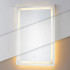 Oglinda baie LED dreptunghiulara cu functie anti-aburire, iluminare reglabila cu control tactil, 50x70 cm [6]
