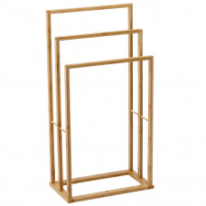 Suport pentru prosoape cu 3 niveluri, din bambus, 42x24x82 cm, natur Suport pentru prosoape cu 3 niveluri, din bambus, 42x24x82 cm, natur