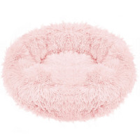 Pat Sersimo pentru caini si pisici, cu husa detasabila, roz deschis, diametru 70cm Pat Sersimo pentru caini si pisici, cu husa detasabila, roz deschis, diametru 70cm