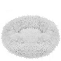 Pat Sersimo pentru caini si pisici, cu husa detasabila, gri, diametru 70cm Pat Sersimo pentru caini si pisici, cu husa detasabila, gri, diametru 70cm