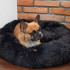 Pat Sersimo pentru caini si pisici, cu husa detasabila, negru, diametru 80cm [4]