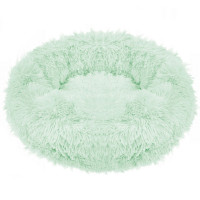 Pat Sersimo pentru caini si pisici cu husa detasabila, verde menta, diametru 80cm Pat Sersimo pentru caini si pisici cu husa detasabila, verde menta, diametru 80cm