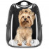 Rucsac transport animale talie mica-medie, maxim 12 kg, hublou panoramic transparent, buzunare laterale, negru [6]