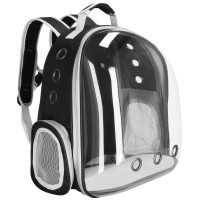 Rucsac transport animale talie mica-medie, maxim 12 kg, hublou panoramic transparent, buzunare laterale, gri Rucsac transport animale talie mica-medie, maxim 12 kg, hublou panoramic transparent, buzunare laterale, gri