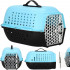 Cusca transport animale, 48x33x28 cm, maxim 7kg, negru albastru [13]