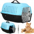 Cusca transport animale, 48x33x28 cm, maxim 7kg, negru albastru [16]