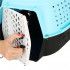 Cusca transport animale, 48x33x28 cm, maxim 7kg, negru albastru [7]