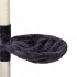 Ansamblu de joaca pentru pisici, cu loc pentru zgariat, ascuns, culcus, minge, sfoara, 203cm, gri inchis [13]