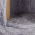 Ansamblu de joaca pentru pisici, cu loc pentru zgariat, ascuns, culcus, mingi, 127cm, gri [5]