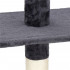 Ansamblu de joaca pentru pisici, tip stalp de catarat pana la tavan, inaltime reglabila, 240 - 265 cm, gri inchis [12]