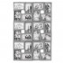 Rama foto de perete, colaj de 24 fotografii, 57x86cm, gri [12]