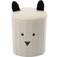 Taburet pentru copii, pliabil cu spatiu depozitare, 80kg, 28×34 cm, bej Taburet pentru copii, pliabil cu spatiu depozitare, 80kg, 28×34 cm, bej