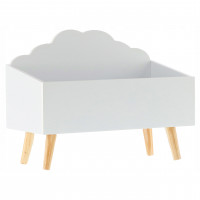 Dulapior lemn pentru copii pentru depozitare jucarii, 58x45cm, alb Dulapior lemn pentru copii pentru depozitare jucarii, 58x45cm, alb
