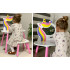 Set de toaleta Lily cu masuta si scaun pentru copii, unicorn [2]
