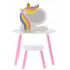 Set de toaleta Lily cu masuta si scaun pentru copii, unicorn [7]