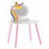 Set de toaleta Lily cu masuta si scaun pentru copii, unicorn [8]