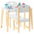 Set mobilier copii Daisy masa si 2 scaune, alb, 60x40x46 cm [2]
