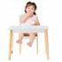 Set mobilier copii Daisy masa si 2 scaune, alb, 60x40x46 cm [4]